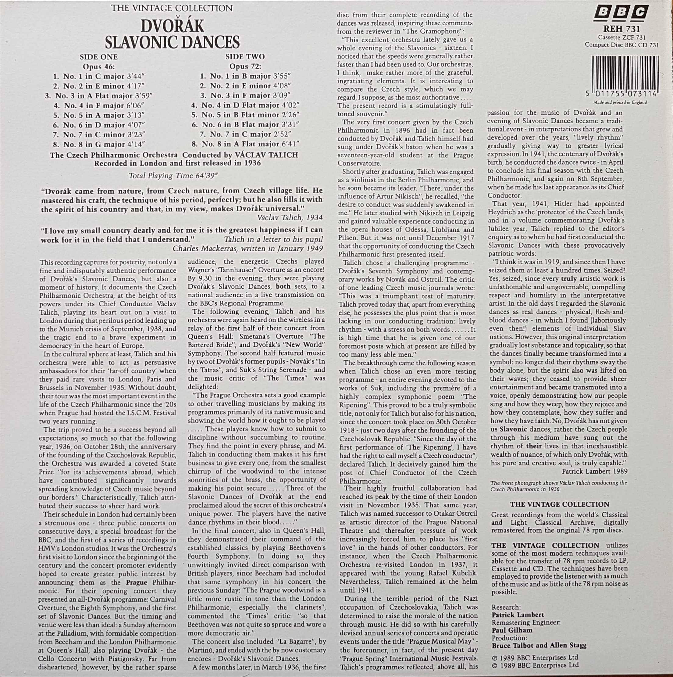Back cover of REH 731